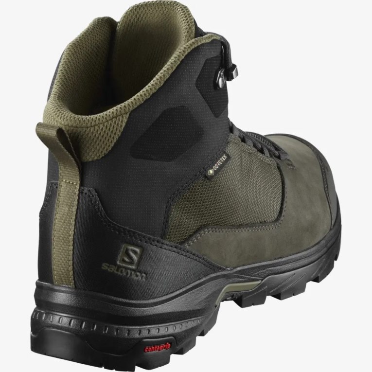 Botas Caminhada Salomon Outward GTX Masculino Verde Oliva | PT V08192